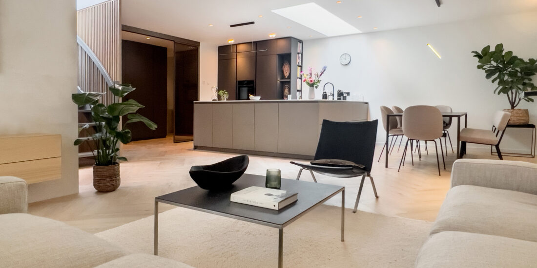 Woonkamer ontwerp en styling
