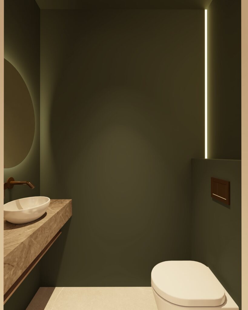 Toilet | Interieurontwerp door Studio Djanim