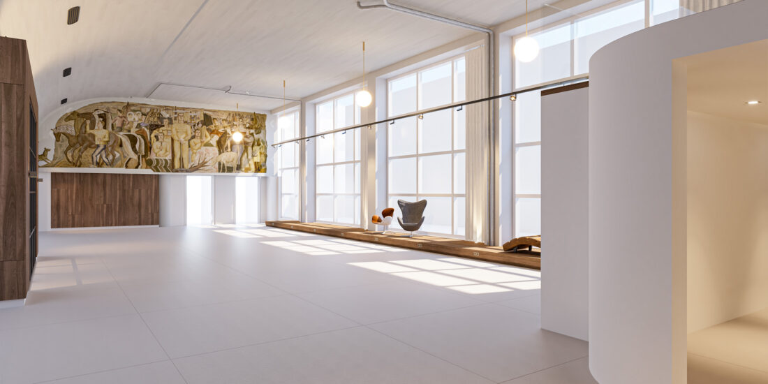 Showroom ontwerp hilversum | Interieurontwerp door Studio Djanim