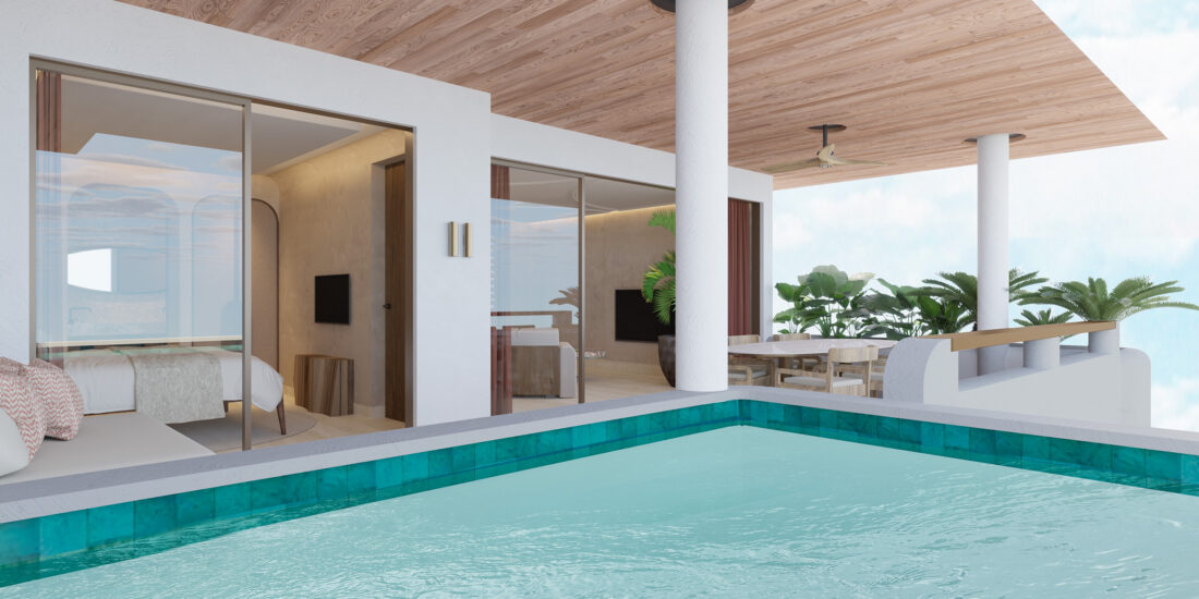Interieurontwerp ontwerp curacao appt | Interieurontwerp door Studio Djanim