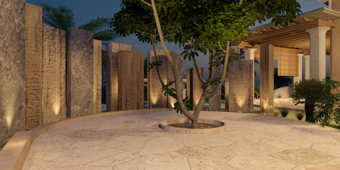Mansion entree | Interieurontwerp door Studio Djanim